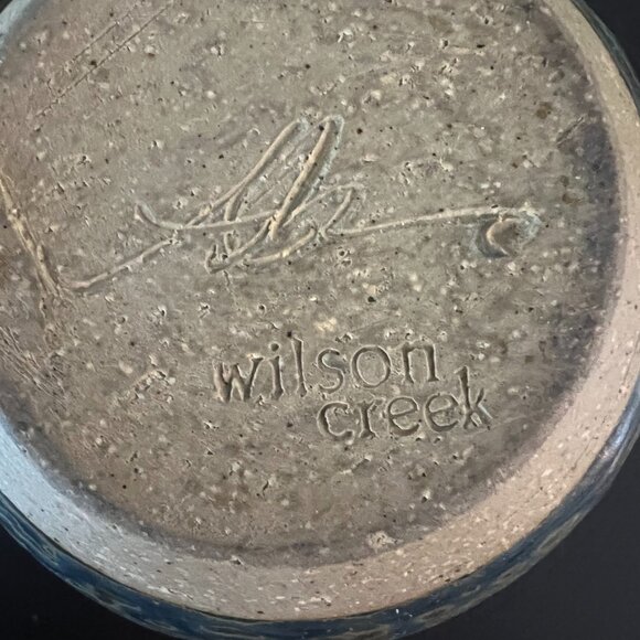 Wilson Creek Handcrafted Studio Pottery Mug Artist Signed ~ Ashley Pfannenstiel - Picture 15 of 16